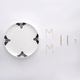 稀奇艺术背景墙面装饰天使园盘办公室创意艺术12寸墙面摆件