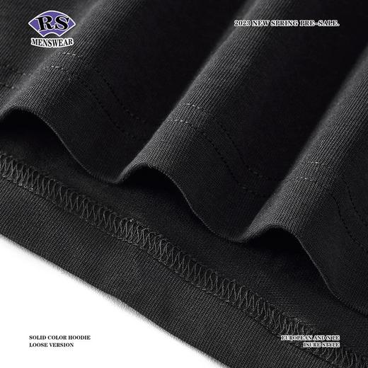 RS男装|2023夏季卡通字母绒面发泡印花短袖跨境欧美休闲简约T恤男 商品图4