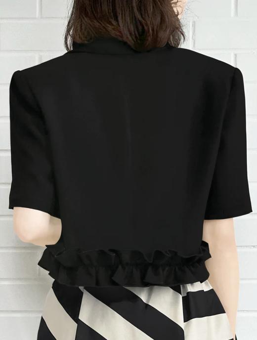 TYNVIE 短袖西装外套 - 黑色 商品图6