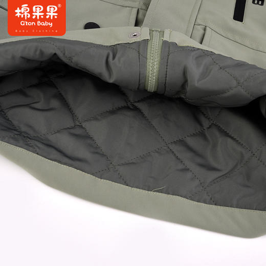 棉果果秋季新品男童保暖夹棉风衣M312100323471 商品图5