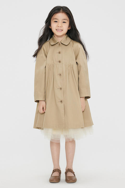 jnby  23年秋款  气质中长款风衣  1N7910390 商品图0