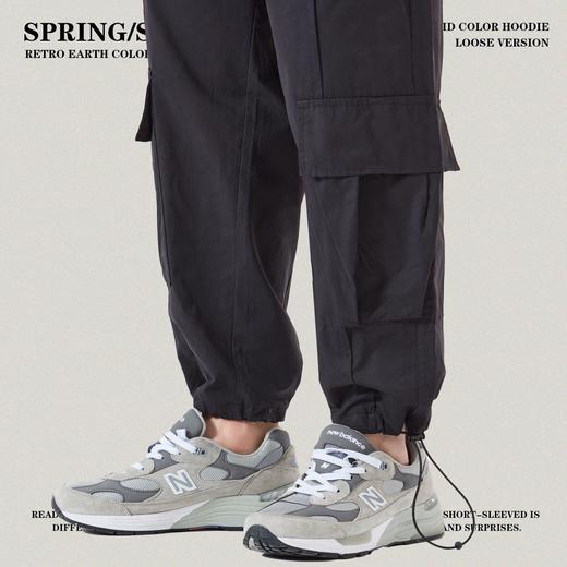 RS男装|山系机能风多口袋工装裤2023夏季新款阔腿宽松束脚休闲裤 商品图1