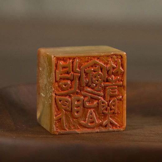 清 寿山石雕兽钮印章 商品图2