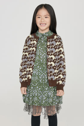 jnby  23年秋款  撞色短款开襟毛衫  1N7311240