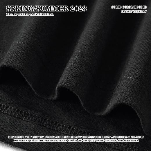 RS男装|2023夏重磅FOG大地色发泡字母印花街头潮牌休闲宽松短袖男 商品图4