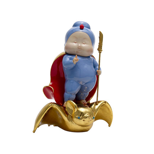 稀奇艺术瞿广慈作品《大福将》mini桌面摆件饰品礼物创意手办 商品图4