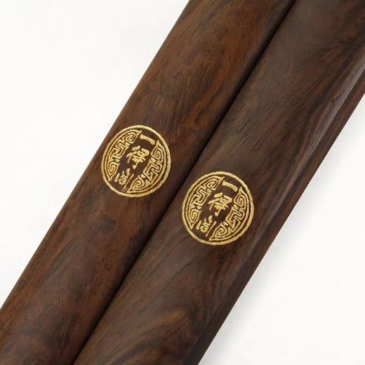 一得阁镇纸镇尺实木一对黑梓木镇尺30cm书法镇尺红木压纸尺压书器镇纸尺木文房四宝小摆件 商品图3