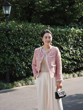 粗花呢重工法式小香风外套