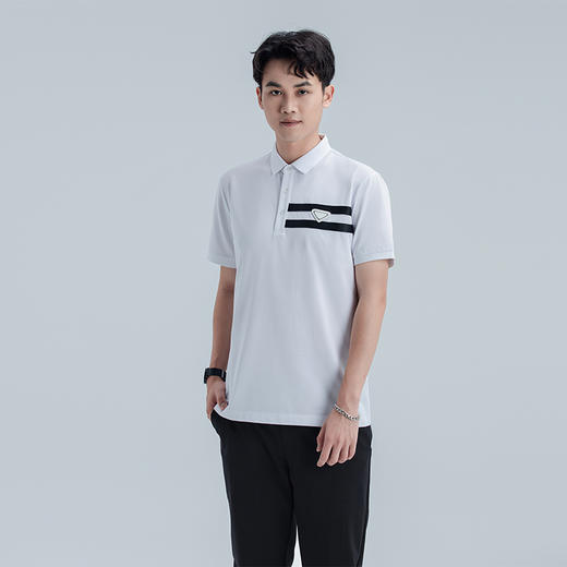 【秒杀专属】HX 夏季翻领短袖T恤Y102320304101/02POLO杉 商品图0