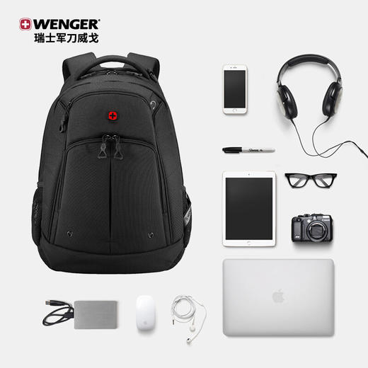 威戈Wenger商务双肩包14英寸笔记本电脑大容量防泼水 商品图5