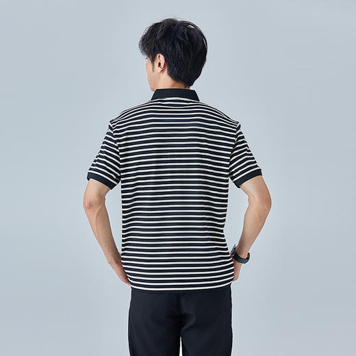 【断码清仓】HX 夏季翻领短袖T恤Y102320301101/02 商品图2