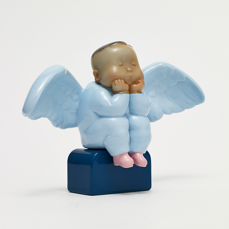 稀奇艺术Mini版《天使比比》瞿广慈雕塑桌面摆件饰艺术礼品