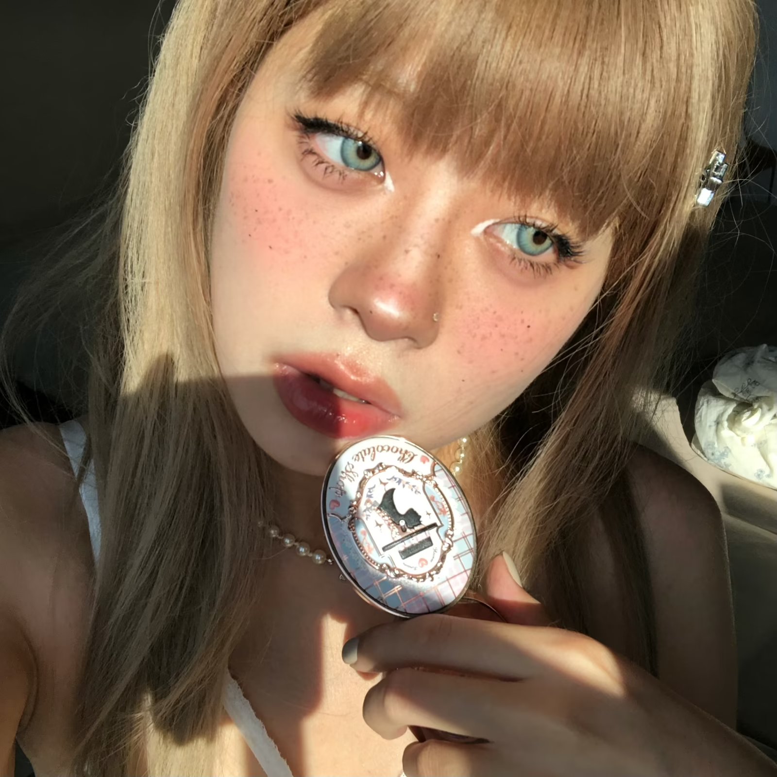 LUNARCON美瞳 年抛隐形眼镜 百达翡绿 14.5mm 1副/2片 左右度数可不同-VVCON美瞳商城23