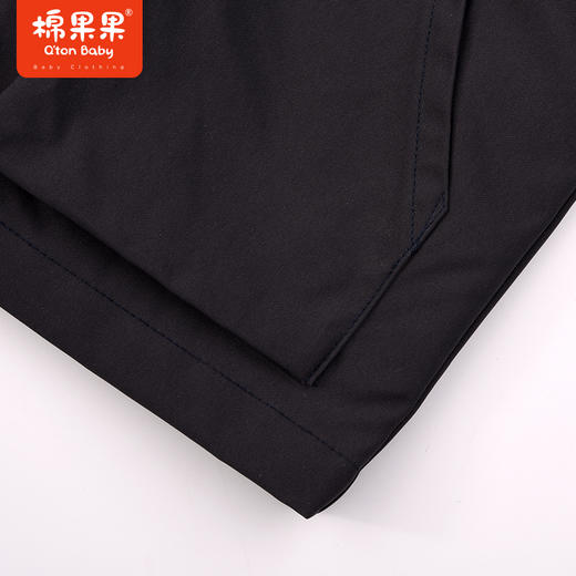 棉果果秋季新品男童撞色拼接大气抗风印花风衣M312100723470 商品图4