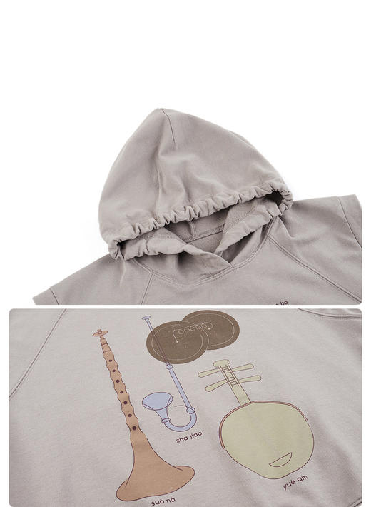 jnby  23年秋款  背心式连帽套头卫衣  1N7413170 商品图6