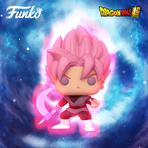 Funko POP! Super Saiyan Rose Goku Black 日漫 龙珠超 悟空气镰限定夜光款手办公仔摆件 60285 商品图1