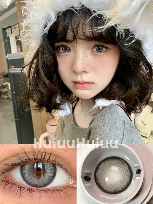 『大直径日抛』 LOVEIIKIRA-夜神灰-14.5mm【日抛 度数0-800度 无525/575】 商品图0