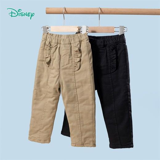 【商场同款】迪士尼童装女宝宝休闲长裤秋冬装时尚儿童保暖加绒裤子宽松长裤213DK0225 商品图2