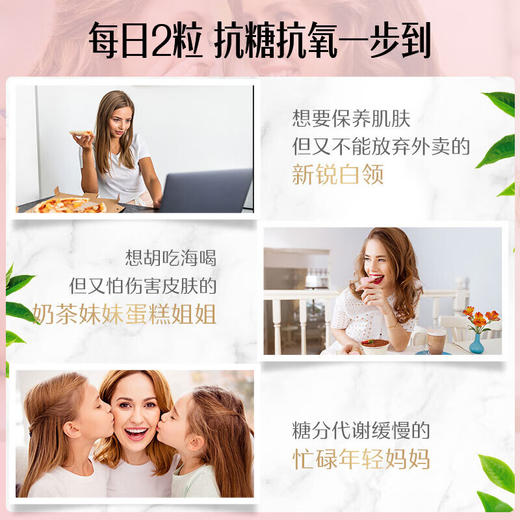 swisse 冻龄护肤抗糖片抗衰老抗糖丸胶囊 60粒 商品图2