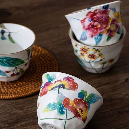 美浓烧日本进口和蓝花衣一壶五杯茶具套装礼盒茶壶茶杯客厅家用 商品图5