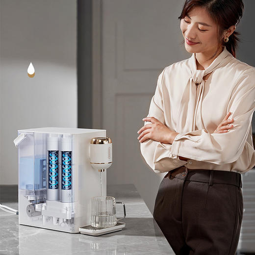 大宇台式净饮一体机即热饮水机家用净水器机自来水过滤 心选到家 商品图2