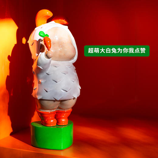 稀奇艺术瞿广慈雕塑作品《我很乖-大大赞》大号桌面摆件高端礼品 商品图3