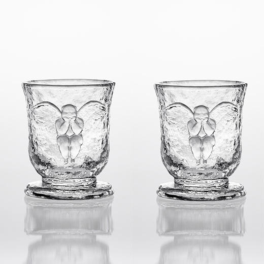 稀奇艺术玻璃对杯天使浮雕清酒杯配礼物包装 商品图1