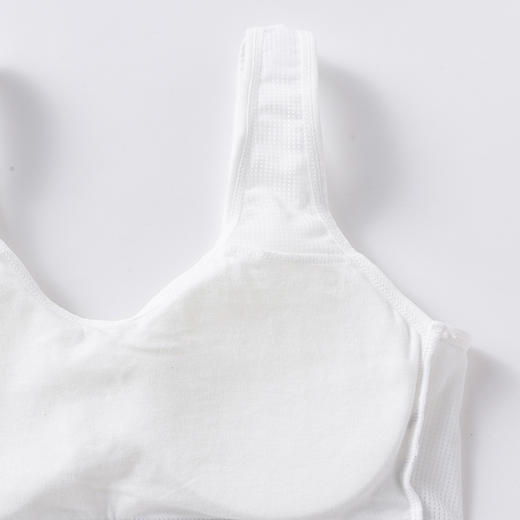 贝贝怡女童成长期无钢圈背心设计透气可拆卸一体式儿童文胸两件套223P2516
 商品图3