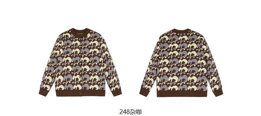 jnby  23年秋款  撞色短款开襟毛衫  1N7311240 商品图10
