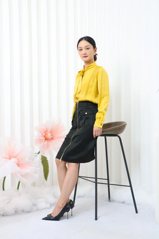 漆黑色牛仔半裙LZ3B01【千年情话—梁祝】 商品图5