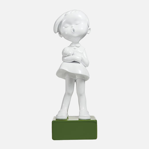 稀奇艺术玻璃钢雕塑摆件向京《别担心》现代可爱桌面小孩摆件饰品 商品图2