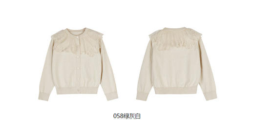 jnby  23年秋款  甜美混纺短款开襟毛衫  1N7313070 商品图13