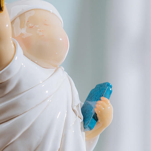 稀奇艺术瞿广慈雕塑作品《自由男神》桌面摆件创意艺术品礼品礼物 商品图1