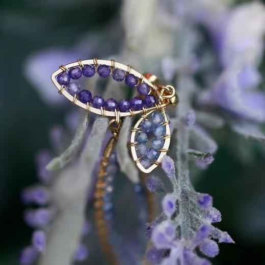 SpoiledBrat Jewelry紫色系叶片耳环 商品图1