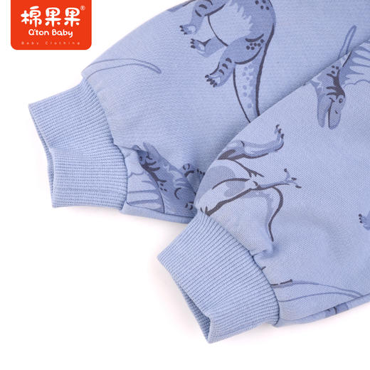 棉果果秋季新品男童运动帅气针织连帽外套M312100223459 商品图3