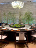 酒店餐桌花摆花高端永生苔藓大圆桌装饰摆设件餐厅转盘中式微景观 商品缩略图2