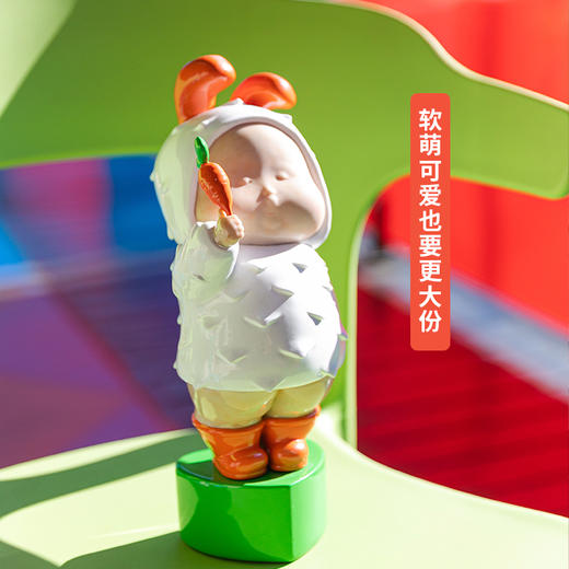 稀奇艺术瞿广慈雕塑作品《我很乖-大大赞》大号桌面摆件高端礼品 商品图2