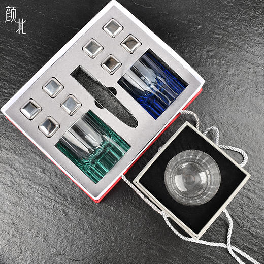 水晶洋酒杯高档diy手工礼物送男友创意礼盒套组公司商务纪念品 商品图2