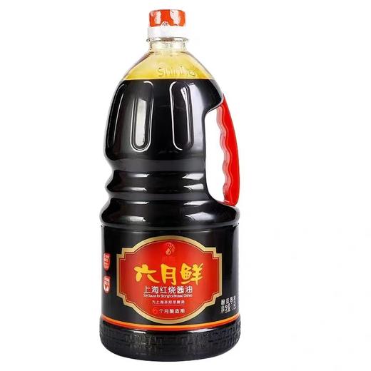 六月鲜红烧酱油1.8L*6瓶 商品图0
