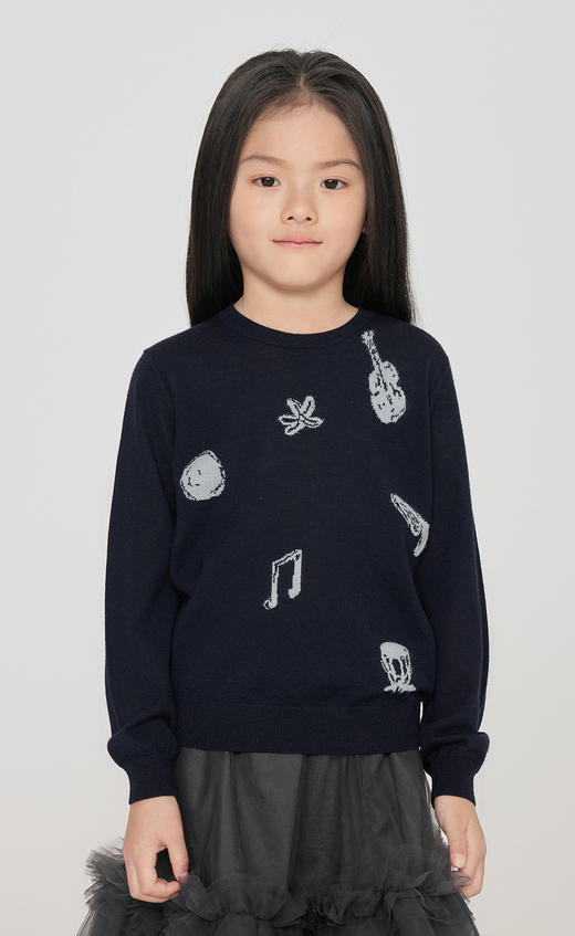 jnby  23年秋款  保暖舒适长袖套头毛衫  1N7313330 商品图6