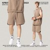 RS男装|2023夏季男女纯色连帽无袖T恤个性潮流坎肩休闲套装背心男 商品缩略图3