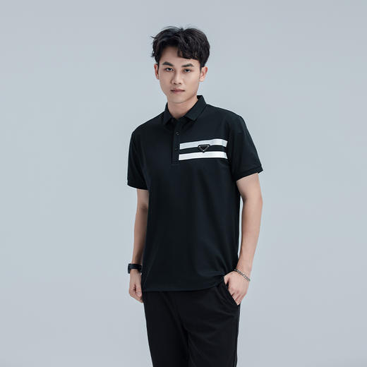 【秒杀专属】HX 夏季翻领短袖T恤Y102320304101/02POLO杉 商品图4