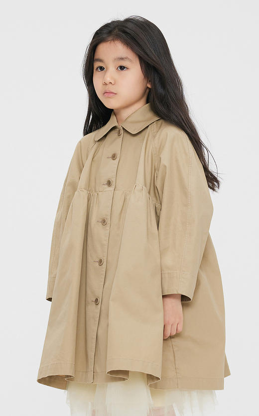 jnby  23年秋款  气质中长款风衣  1N7910390 商品图4