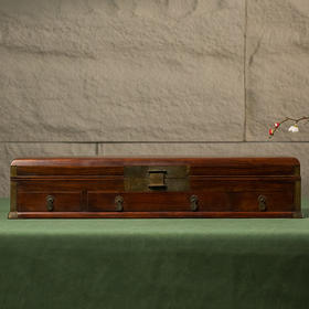 清 黄花梨盝顶文房机关箱