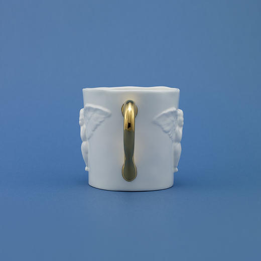 稀奇艺术好乐杯骨瓷杯双面男天使浮雕骨瓷杯创意优雅男士水杯 商品图2