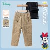 【商场同款】迪士尼童装女宝宝休闲长裤秋冬装时尚儿童保暖加绒裤子宽松长裤213DK0225 商品缩略图1