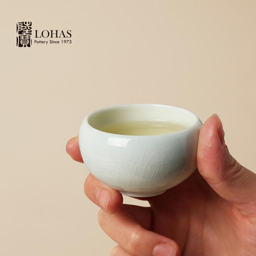 陆宝-镜清节趣茶组9件式 青瓷冰裂 商品图2