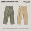 RS男装|日系复古ins夏季薄款裤子打褶设计速干空调裤宽松休闲裤男 商品缩略图2