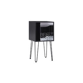 Fennessy/梵尼诗 黑胶唱片机柜 沙发边柜客厅音箱底座收纳柜展示柜