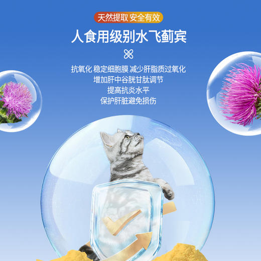 优养补血肝精猫预防肝脏疾病肝损肝炎黄疸水飞蓟宾宠物狗狗护肝剂 商品图1